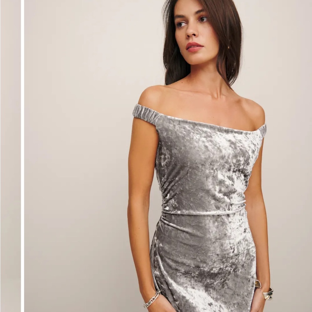 Reformation Ritz Velvet Dress - Picture 4 of 6